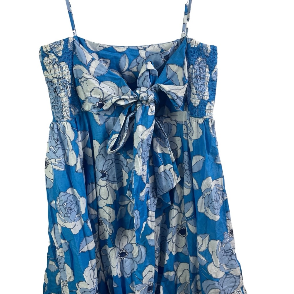 J.Crew Convertible beach dress in blue peony - Picture 4 of 6